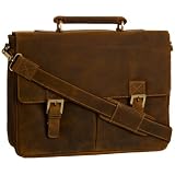Visconti Berlin Leather Briefcase