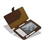 (9 Color Option) Mivizu Amazon Kindle 2 2nd Generation Leather Book Cover Case accessory travel package with reading book light