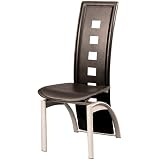 Kitchen & Housewares : Tuxedo Chair Set of 4- Black