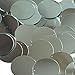 30mm Sequins Top Hole Pale Green Metallic. Couture Paillettes. Made in USA