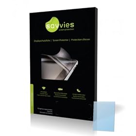 Savvies Crystalclear Screen Protector for Grundig MPixx 1200 FM, Protective Film, 100% fits, Display Protection Film by