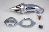 Neverland-motor Air Cleaner Filters Kit For 2000 up Kawasaki Vulcan 1500 1600 Classic Fuel Injected Only - Silver