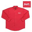 Atlanta Braves MLB "Matrix" Button Down Shirt (Dark Red)
