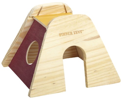 Hide-A-Way® Natural Wood Hut for Hamsters & Gerbils, Medium 