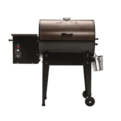 Traeger BBQ155.01 Junior Tailgating Pellet Barbecue Grill w Digital Thermostat