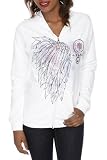 Flyleaf Wing Girls Zip Hoodie Plus Size