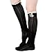 Tirain Knee High Button Crochet Boot Socks with Lace Trim Soft Knit Leg Warmer