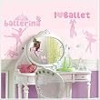 Magnificent Peel & Stick By RoomMates Ballet Wall Decals w/Glitter