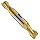 Niagara Cutter D201 High-Speed Steel End Mill, General Purpose, TiN Coated, 2 Flutes, Double Square End