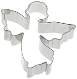RBV Birkmann 145023 Back Dir Deinen Schutzengel Ausstechform aus Edelstahl in Geschenkverpackung mit Rezepten