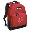 University of Wisconsin Backpack Red UW Badgers for Travel or School Bags - Best Unique Gifts For Boys, Girls, Adults, College Students, Men or Ladies