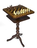 CHESS CHECKERS GAME TABLE SET FROM ITALY BRAND NEW! H28