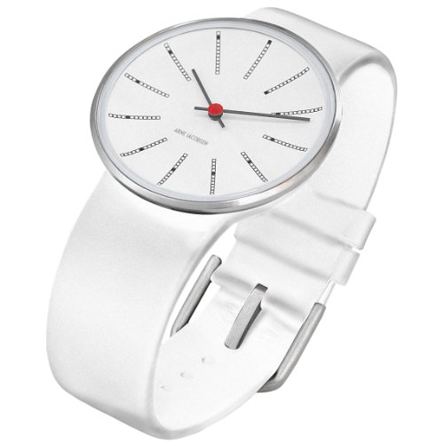 Unisex-Armbanduhr Analog Edelstahl weiss 43460