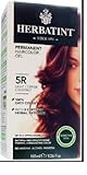 Herbatint Permanent Herbal Haircolor Gel, Light Copper Chestnut 5 R, 4.56-Ounces