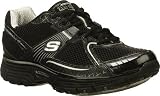 Skechers Women's Tone Ups Fitness Ready Set Move Toning Shoes,Black/Silver,8.5 W US