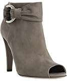 Gucci gravel suede 'Jungle' peep toe booties
