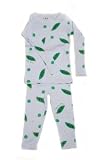 New Jammies Organic Cotton Snuggly PJ's Pretty Peas Please, 18 Months