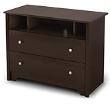 South Shore Vito Collection TV Stand/Storage Unit, Chocolate