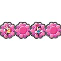 Disney Minnie Mouse Flower Border - Pink Flowers