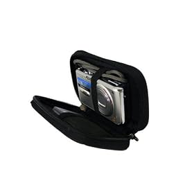 CaseCrown Double Memory Foam Compact Camera Case (Checkered) to Carry the Canon PowerShot SD980IS 12.1MP Digital Camera