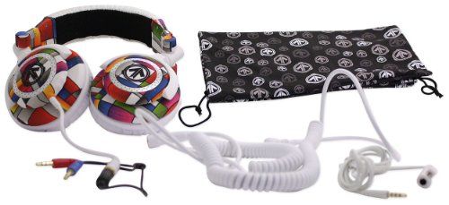 Brand New Aerial7 Tank Mondrian Mp3, Ipod, Iphone, Skype, Dj Headphones with In-line Microphone