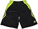 adidas Climalite Athletic Shorts in Dark Gray and Safety Yellow (Small/8)