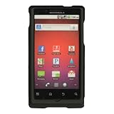 Motorola Triumph Rubberized Hard Protector Case - Black