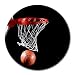 Basketball Shot Sport Round Mouse Pad