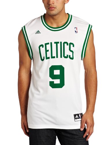 NBA Men's Boston Celtics Rajon Rondo Revolution 30 Home Replica Jersey (White, Large)