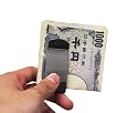E-Clip マネークリップ メタルブラック MoneyClip 【Windasia】