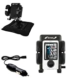 Microsoft Zune Gen2 Auto Bean Bag Dash Holder with Car Charger - Uses Gomadic TipExchange
