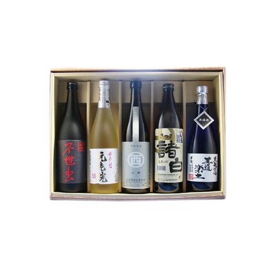 いも焼酎飲み比べ「店長にお任せ！」地焼酎5本セット（900,720ml×5）