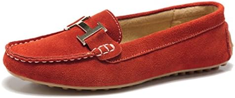 WUXING Christmas Women's New Slip-On European And American Style Casual Shoes(7 B(M)US, red)