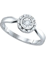 0.08CTW DIAMOND FASHION RING