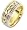 18 Karat Yellow Gold & Titanium 9mm Braided Style Wedding Band - 4