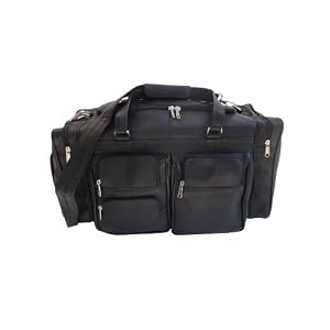 Buy Piel 20' Duffel Bag with Pockets by Piel Leather