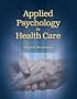 Applied Psychology In Health Care