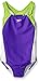 Speedo Little Girls' Infinity Splice 1Piece, Royal Purple, 12