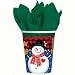 Homespun Christmas 9 Ounce Paper Cups (8 count)