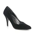 4 Inch Womens Sexy Shoes Wear To Work Shoes Classic Pump Shoes Black Velvet