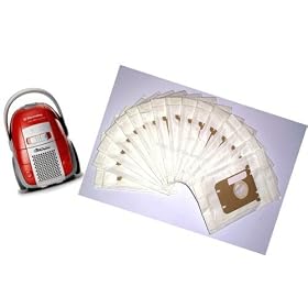 16 Electrolux / Eureka Oxygen & Harmony Canister Vacuum Bags, 4 Packs of 4 Bags, For A Total Of 16 Bags!
