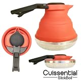 CuissentialSlickBoil:CollapsibleSiliconeTeaKettle(Red)