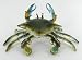 Hand Blown Glass Crab Statue Figurine Art
