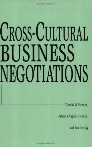 Cross-Cultural Business Negotiations