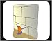 Mouse Pad with Judaism, man, religion, Israel, Middle East, worship, Jerusalem, kneeling, prayer, Wailing Wall