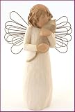 Willow Tree Angel - With Affection- figurine with cat