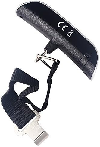 TTCOM 50kg/10g Weight Scales LCD Display Hanging Luggage Weighing Scale