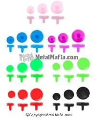 MICRODERMAL UV REACTIVE REPLACEMENT HEADS MDRHUVPRP4MM- PURPLE 4MM