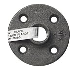 Muellar #521-603HC 1/2 Black Floor Flange