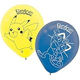 Pokemon Pikachu Latex Balloons 6 Pieces